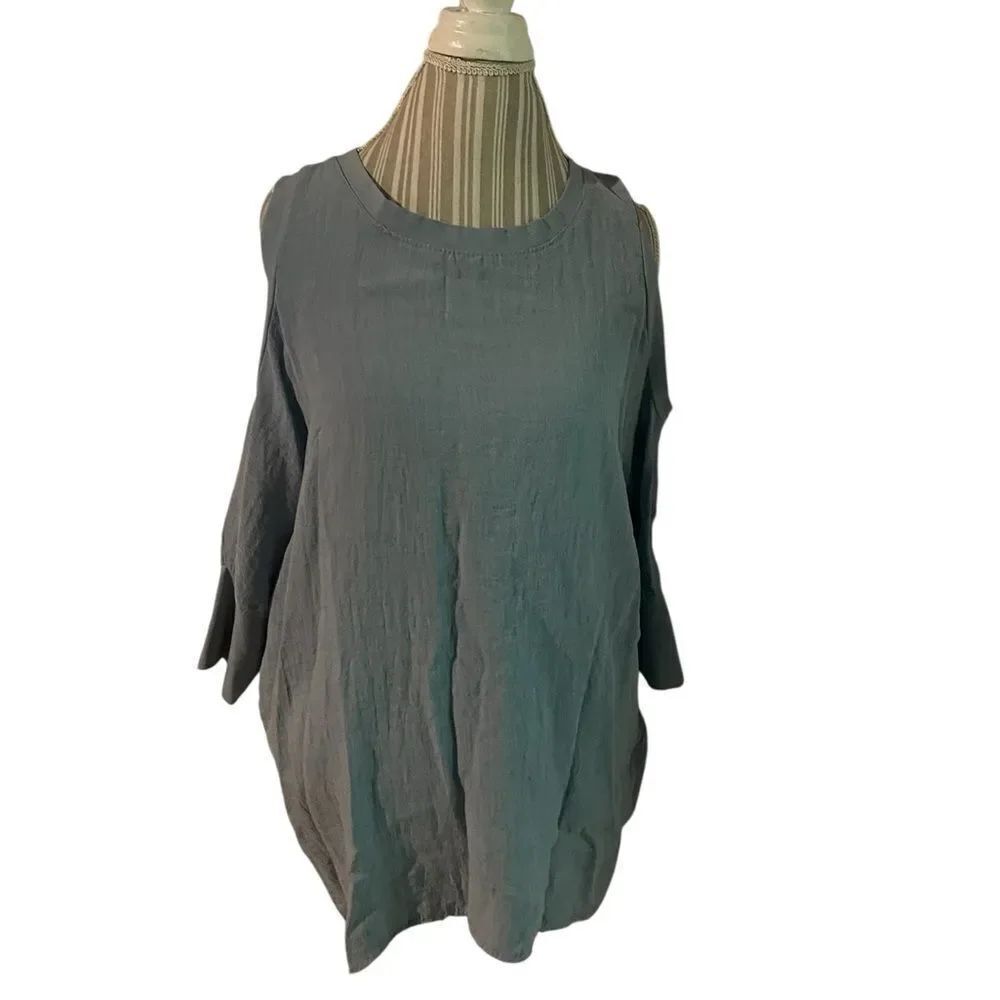 Vince Camuto size XL Elegant Gray Women's Top like new see pics